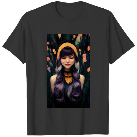 Girl in the magic forest T Shirts