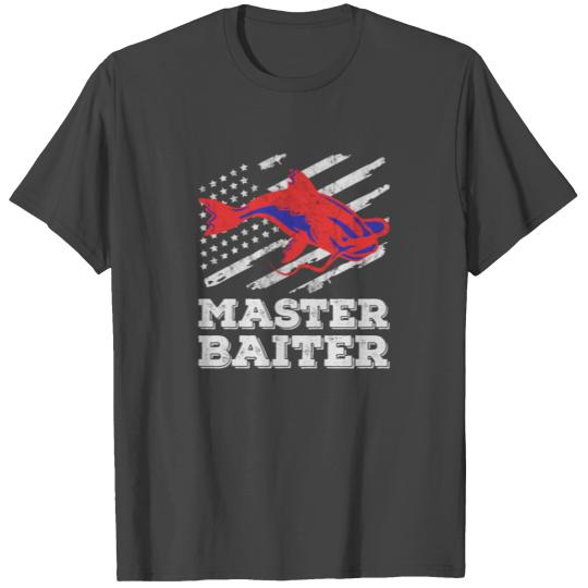 Master Baiter - Wels Catfish Hunter T Shirts