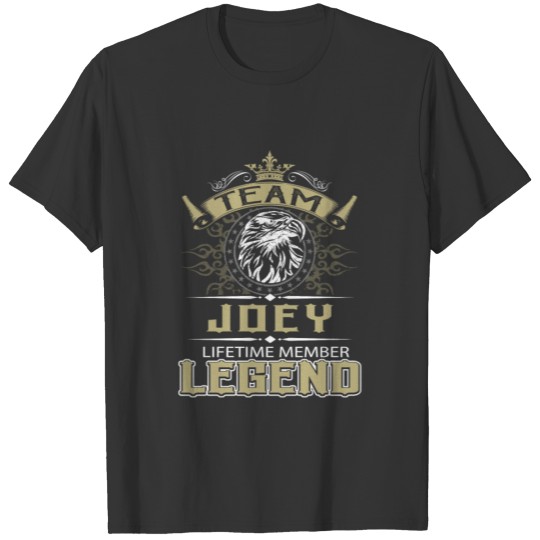 Joey Name T Shirts - Joey Eagle Lifetime Member Leg
