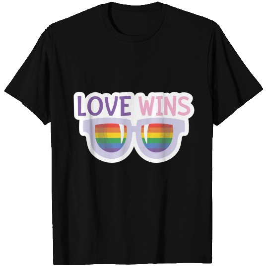 Love Wins Pride Month LGBTQ Sticker T Shirts