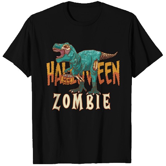 Halloween Boys Girls Dinosaur Skeleton Zombie T T Shirts