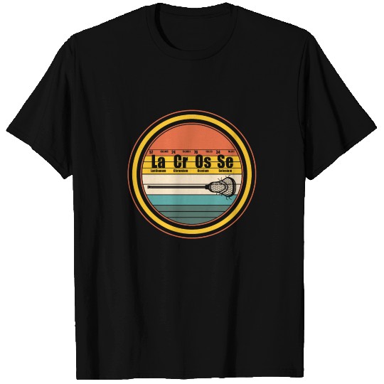 Lacrosse Periodic Table Element T Shirts, Lacrosse