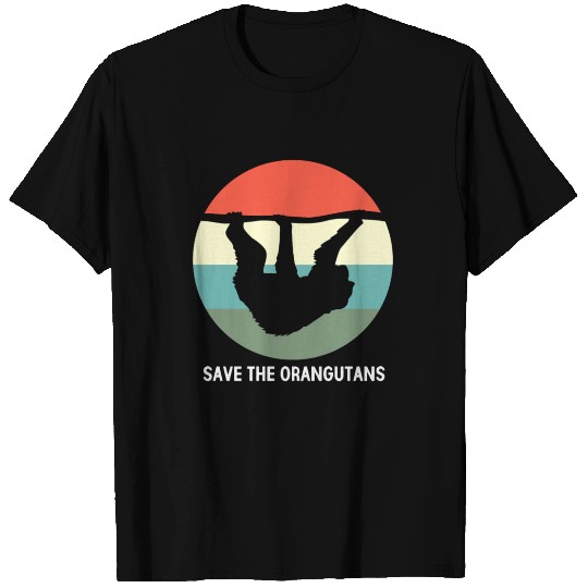 Vintage Ape Monkey Save The Orangutan T Shirts