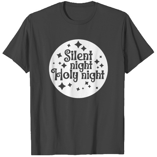Silent Night Holy Night Jesus Faith T Shirts