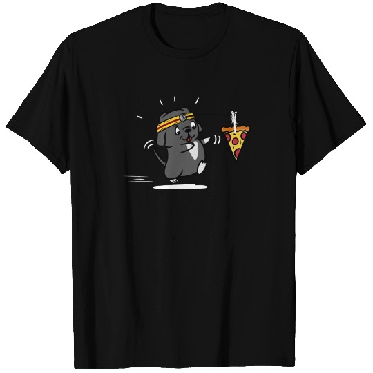 Great Dane Pizza Workout T Shirts