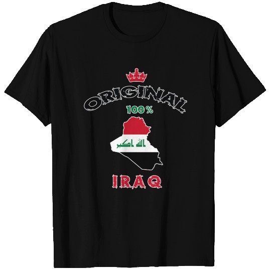Iraq original 100% flags design T Shirts