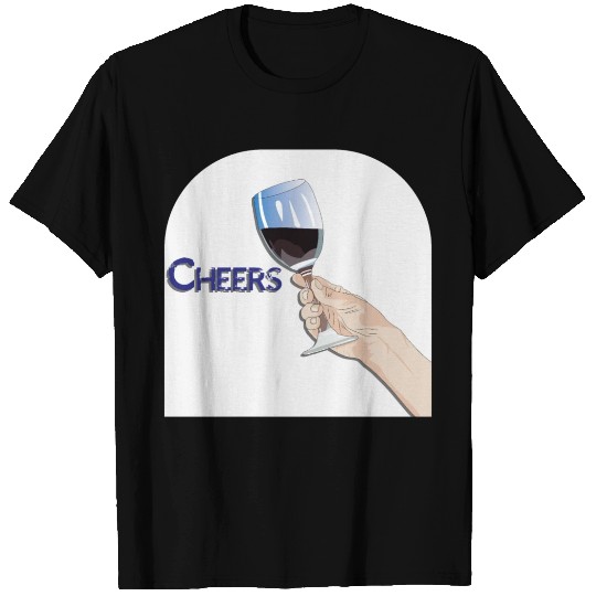 glass of wine T Shirts