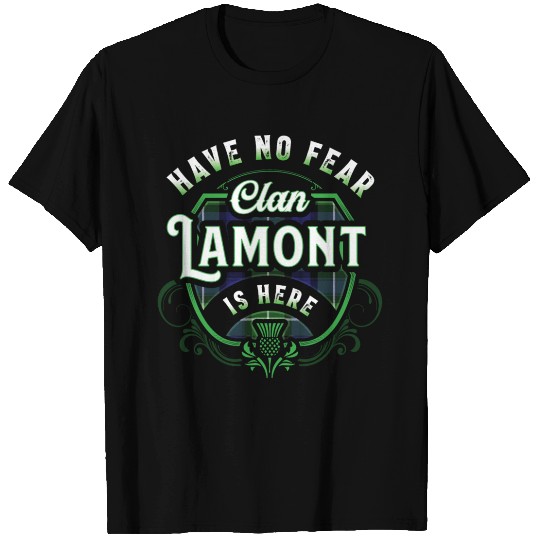 Funny Scottish Clan Lamont Tartan Have No Fear T Shirts