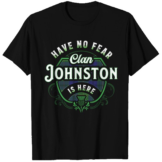 Funny Scottish Clan Johnston Tartan Have No Fear T Shirts