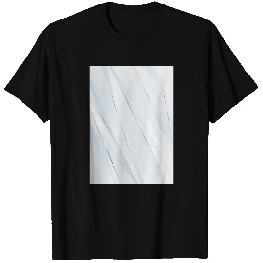 Luxury White Silver Stripes T Shirts