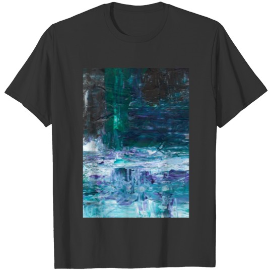Abstract Grunge Brushstrokes Painting T Shirts