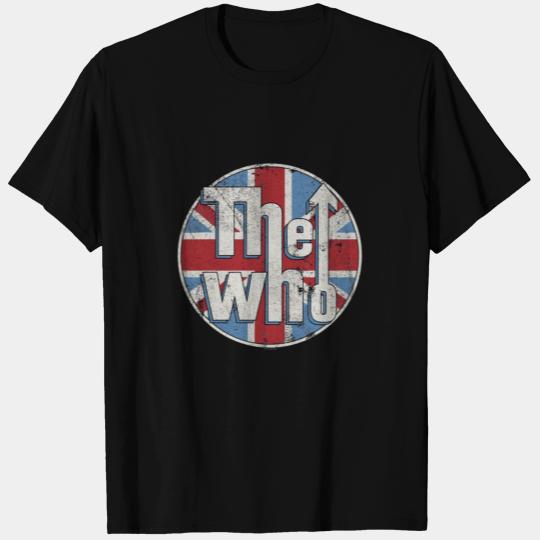 The Who Official Distressed Union Jack Circle T Shirts
