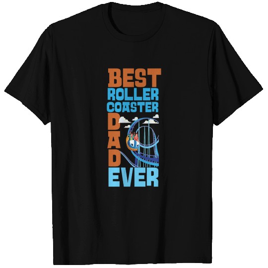 Roller Coaster Dad Father Best T Shirts