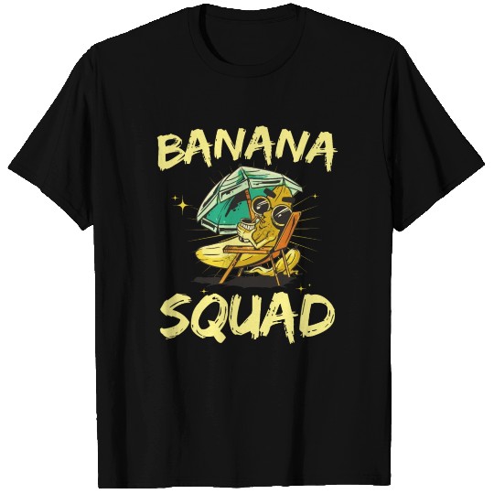 Cool Banana Squad Fruit Lover Kids Chill Holiday T Shirts