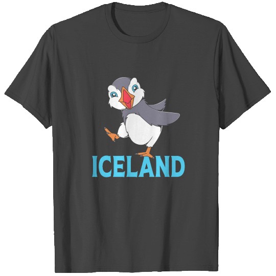 Cute Bird Lover Iceland Puffin T Shirts