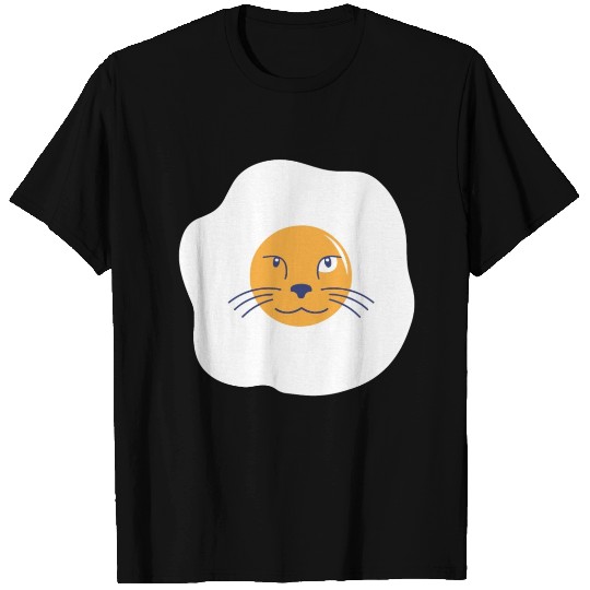 Fried Egg Cat T Shirts