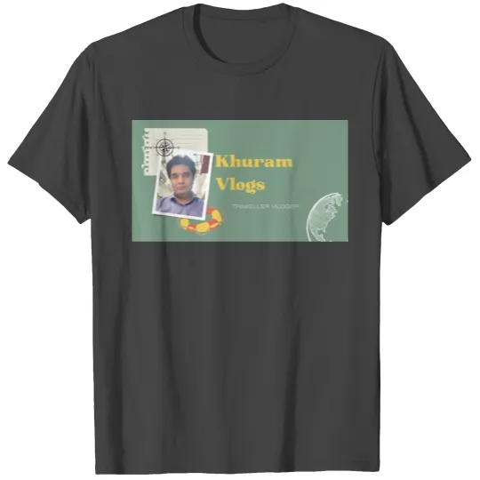 Khuram Vlog YOUTUBE channel T Shirts