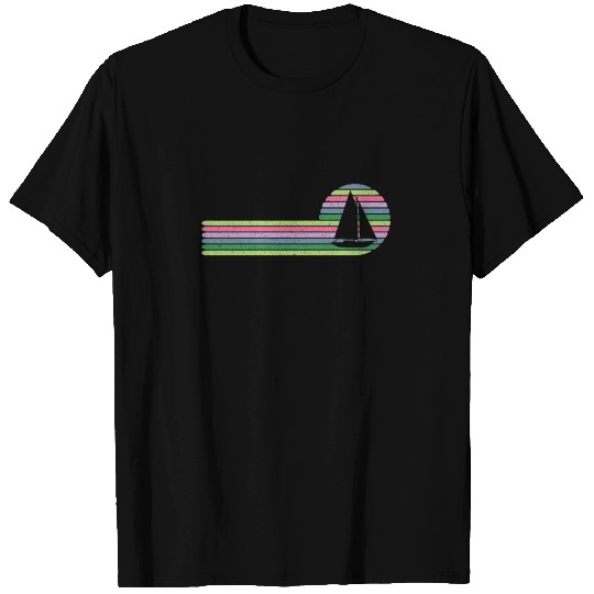 Sailor Sunset Sailboat Skipper Captain Sailing T Shirts