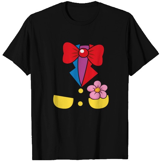 Circus Clown Costume Tuxedo T Shirts