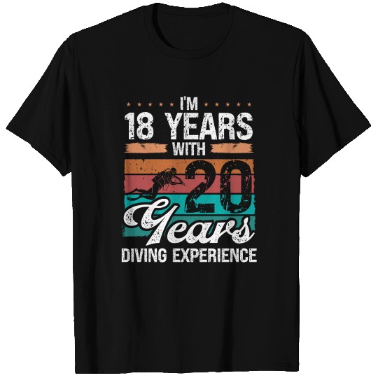 38 Birthday Idea Scuba Diving 38 Year Old Diver T Shirts