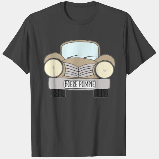 Old Car Khaki Boere Pompie Afrikaans T Shirts