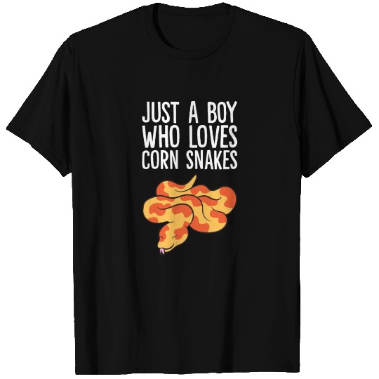 Just a Boy Who Loves Corn Snakes T Shirts