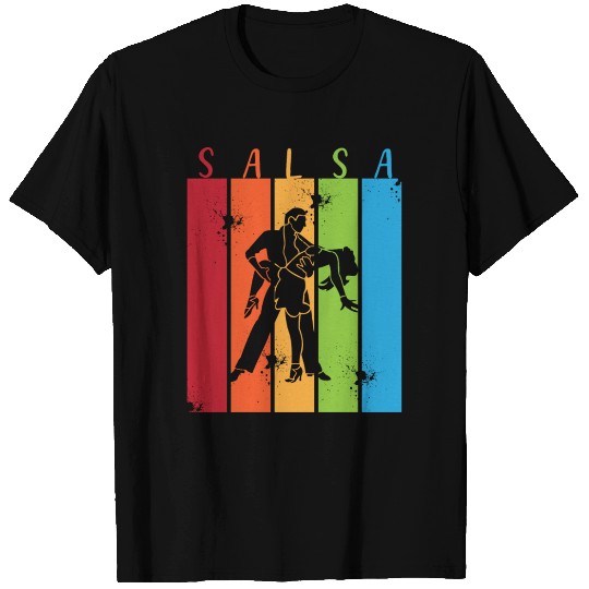 Retro Dance Salsa Dancer T Shirts