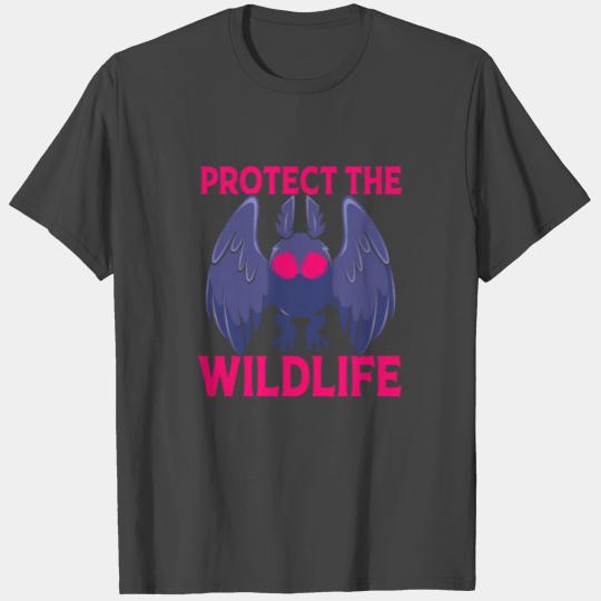 Funny Mothman Protect The Wildlife T Shirts