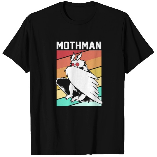 Retro Mothman Cryptid 80s Vintage Mothman T Shirts