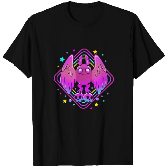 Pastel Goth Skull Aesthetic Gothic Cute Mothman T Shirts