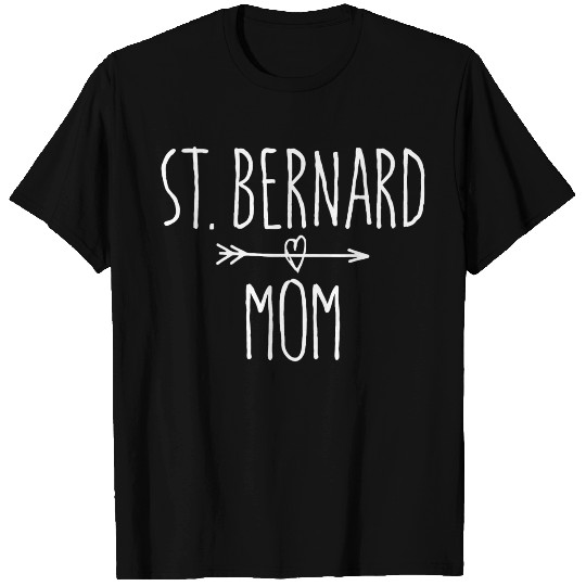 Saint Bernard Mom Cute St Bernard Mom T Shirts