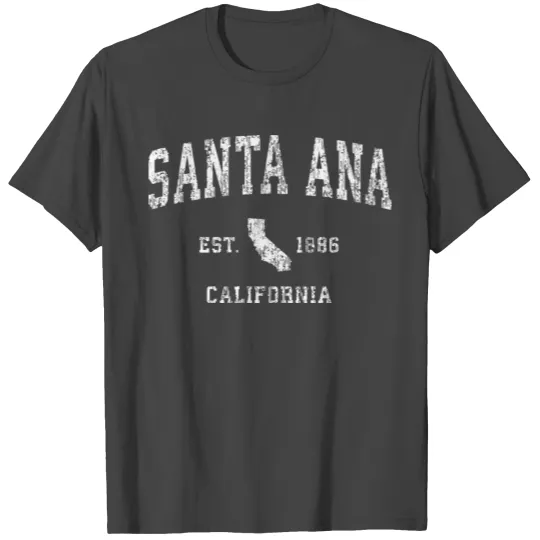 Santa Ana California Ca Vintage Athletic Sports De T Shirts