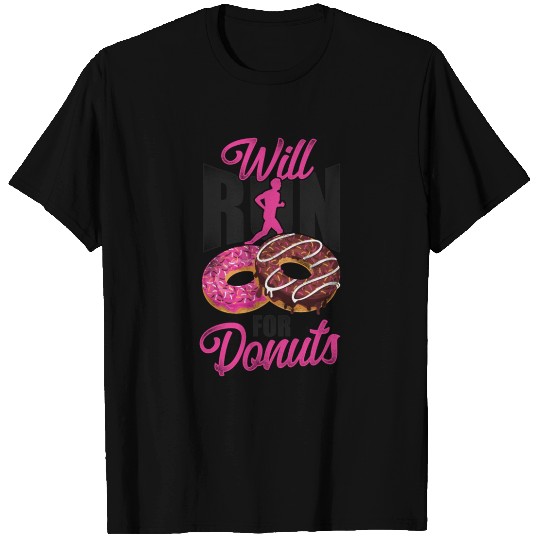 Running Runner Half Marathon Donut T Shirts