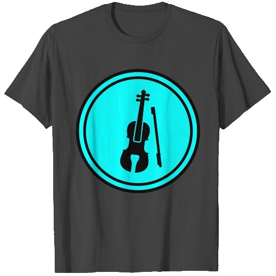 Violin icon symbol T Shirts