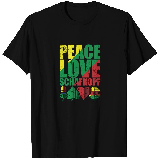 Peace Love Sheepshead Card Game Playing Card T Shirts