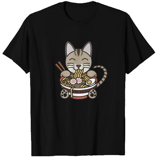 Devon Rex Cat Ramen Noodles T Shirts