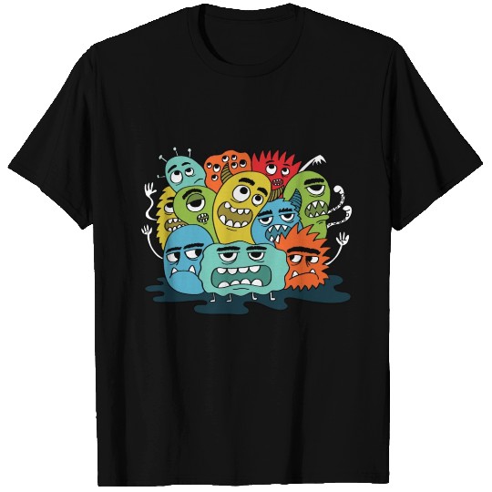 grumpy monster group T Shirts