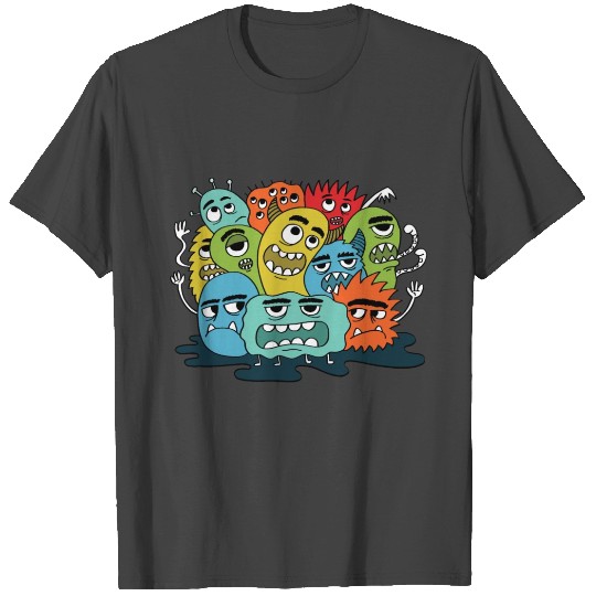 grumpy monster group T Shirts