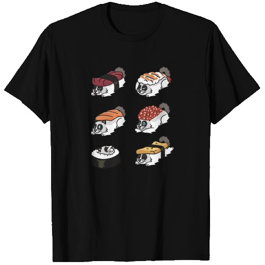 Ragdoll Cat Japanese Sushi T Shirts