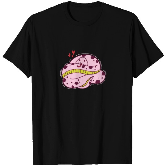 Snake is in love Reptile Animal Zoo T Shirts