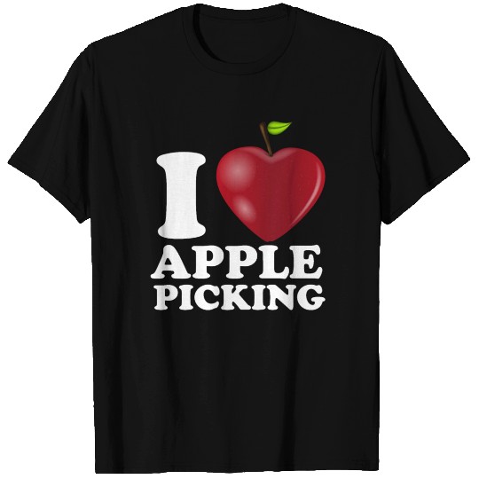 I Love Apple Picking Fall Season T Shirts