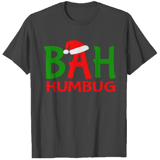 Bah Humbug Ebenezer Christmas Rich Grumpy Old Man T Shirts
