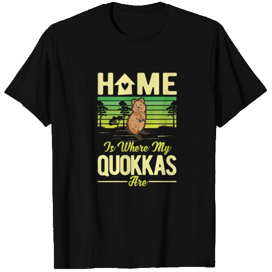 Home Is Where My Quokkas Are Short-tailed Kangaroo T Shirts