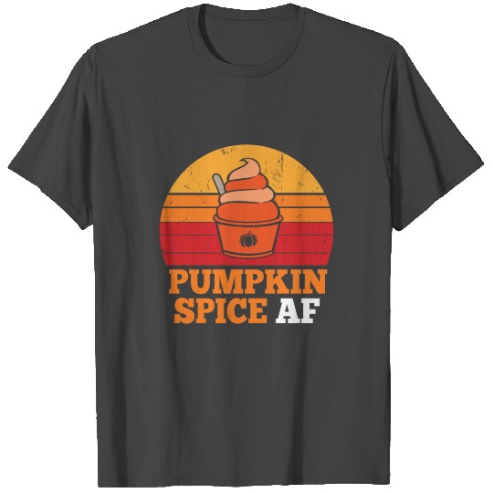 Pumpkin Spice Af Funny Halloween Vintage T Shirts