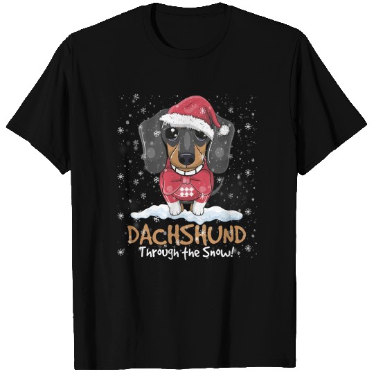 Dachshund Through The Snow T Shirts