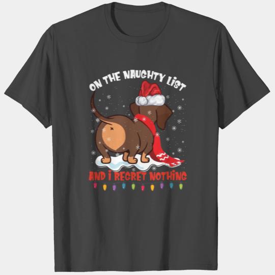 Dachshund Christmas Funny T Shirts