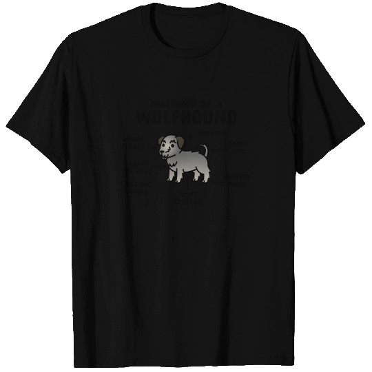 Anatomy Of A Irish Wolfhound T Shirts
