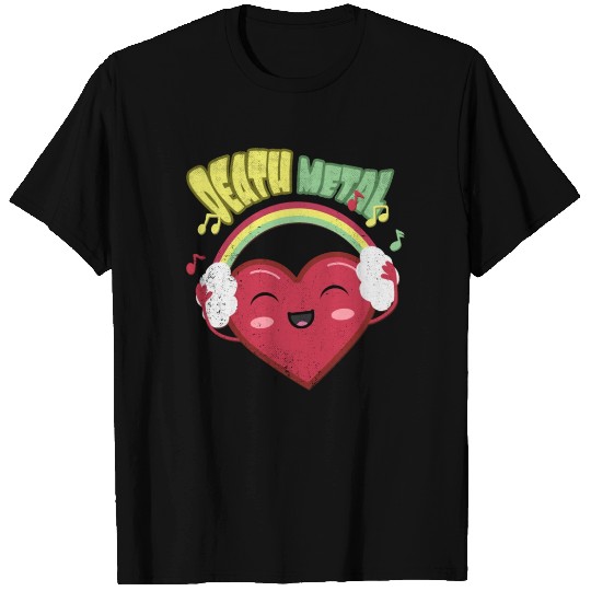 Death Metal Cute Heart T Shirts