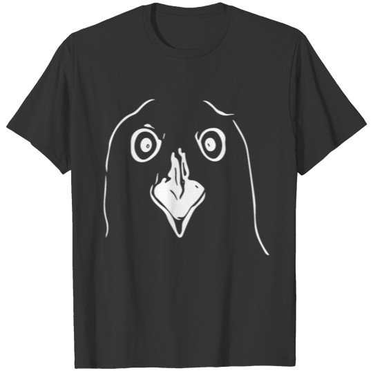 Weird Funny Bird With Beak And Eyes T Shirts