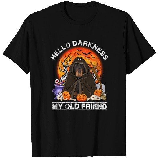 Hello Darkness My Old Friend Dog English Cocker T Shirts